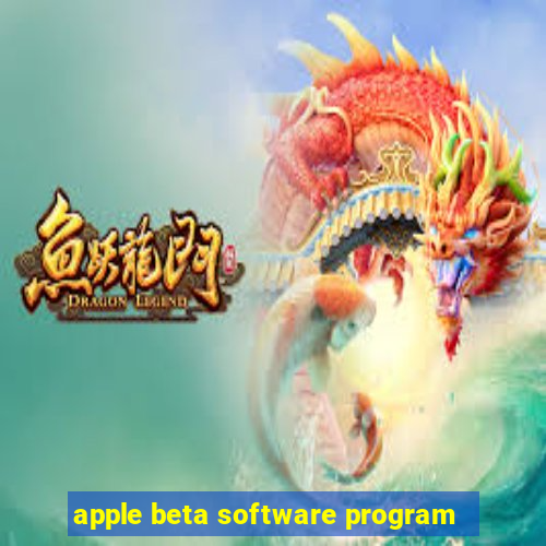 apple beta software program